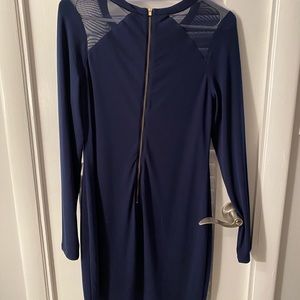 Navy bodycon express dress in size medium